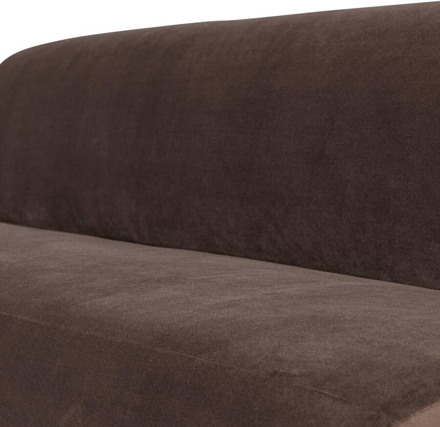 WOOOD Mojo Base Eetbank 164 cm Rugleuning Velvet Bruin 83x164x76