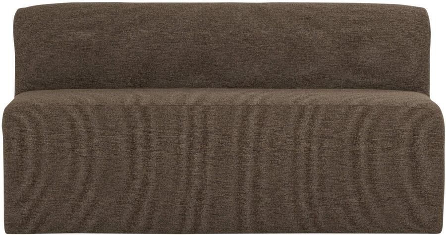 WOOOD Mojo Base Eetbank 164 cm Rugleuning Bouclé Bruin 83x164x76 - Foto 3