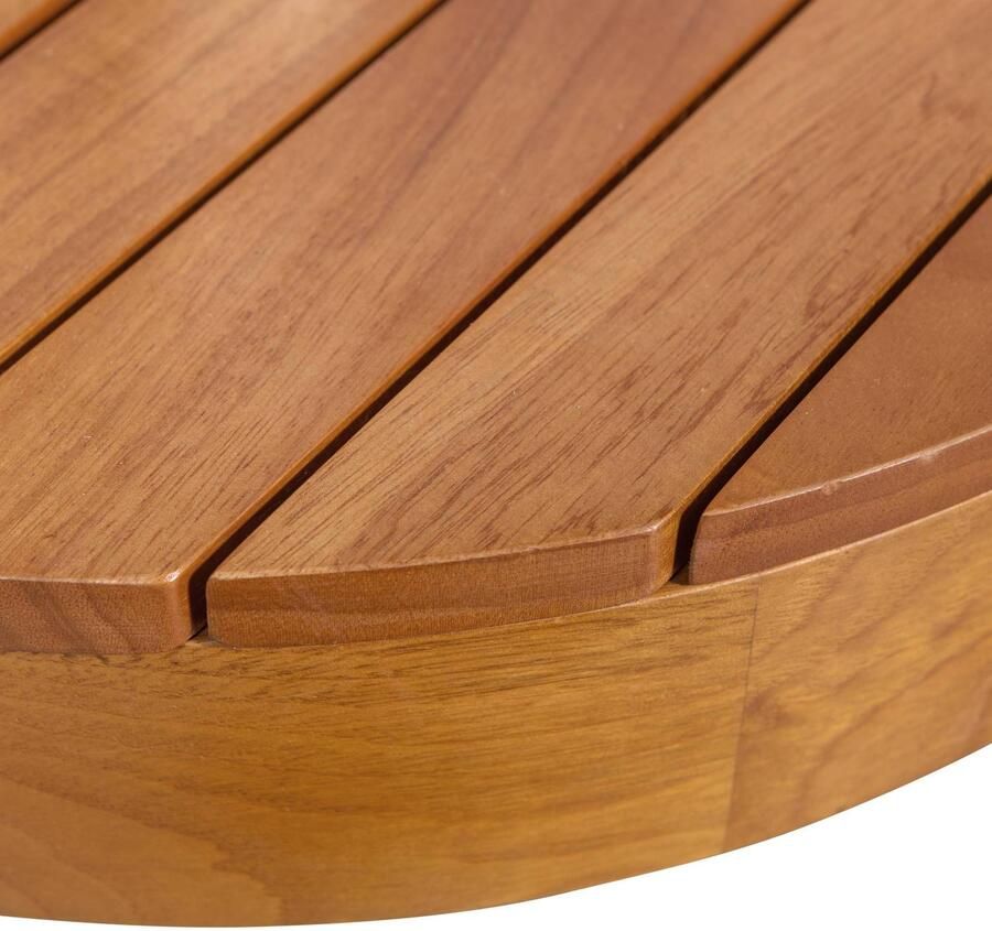 WOOOD Parasolvoet Monica Eucalyptushout 49cm Naturel - Foto 2