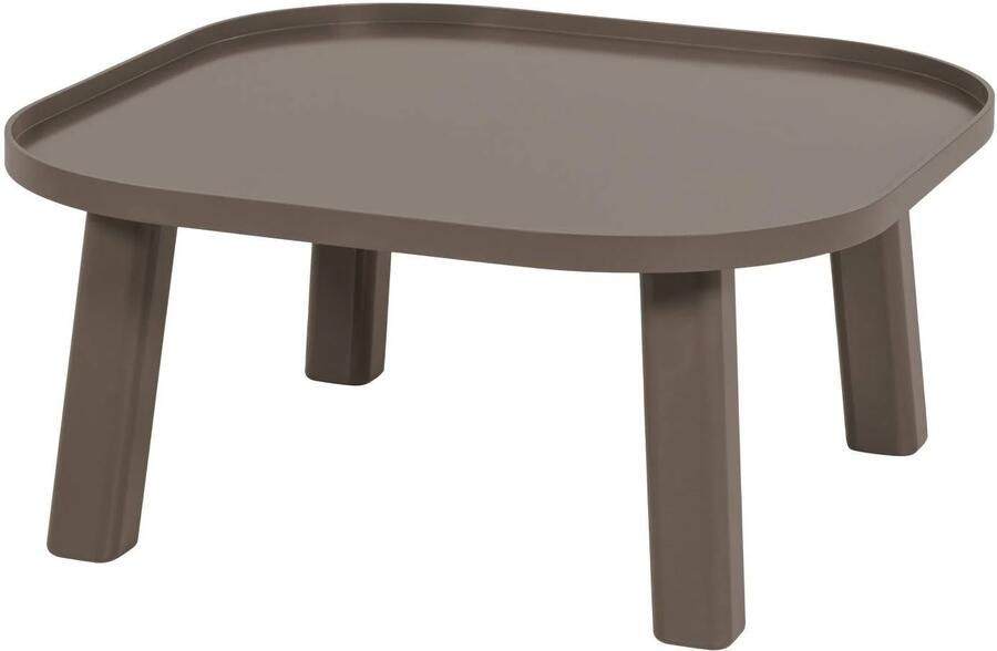 WOOOD Mosa Salontafel Hout Mokkabruin 37x80x80