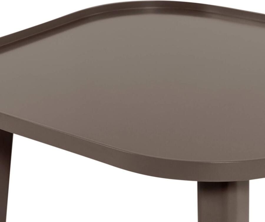 WOOOD Mosa Salontafel Hout Mokkabruin 37x80x80 - Foto 3