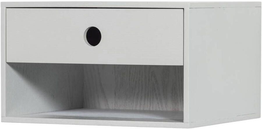 WOOOD Nancy Hangend Nachtkastje MDF Mist 20x34x30 - Foto 4