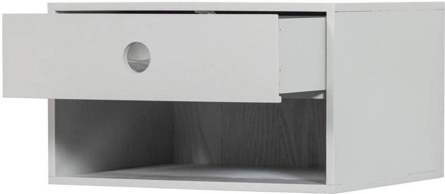 WOOOD Nancy Hangend Nachtkastje MDF Mist 20x34x30 - Foto 3