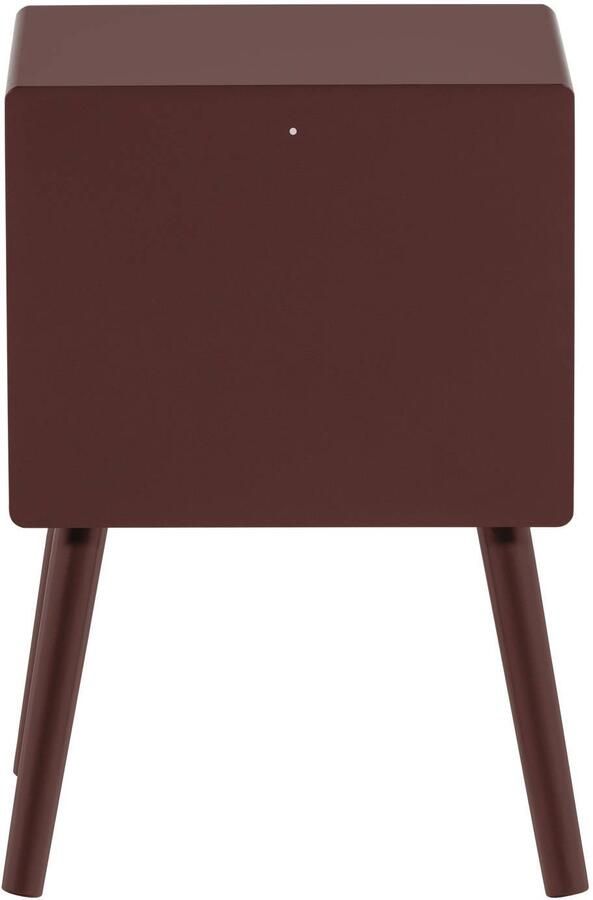 WOOOD Ozzy Nachtkastje MDF Bordeauxrood 53x36x30 - Foto 2