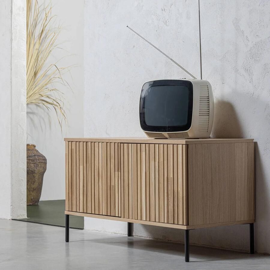 WOOOD Exclusive New Gravure Tv Meubel Eiken Naturel 56x100x44 - Foto 2