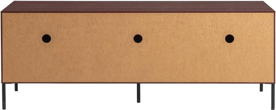 WOOOD New Gravure Tv Meubel Grenen Bordeauxrood 56x150x44 - Foto 3