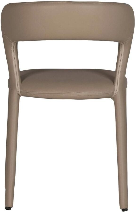 WOOOD Noble Eetkamerstoelen Polyester Zand Melange Set van 2 - Foto 3