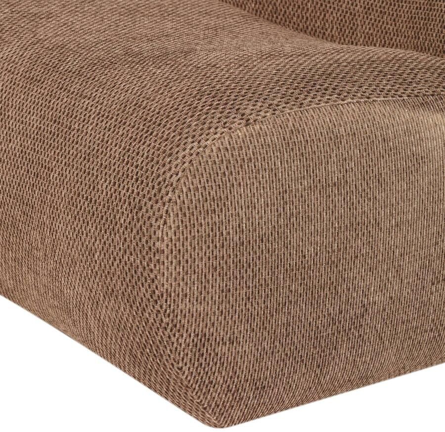 WOOOD Nomu Fauteuil Grove Chenille Lichtbruin 74x76x92 cm - Foto 2