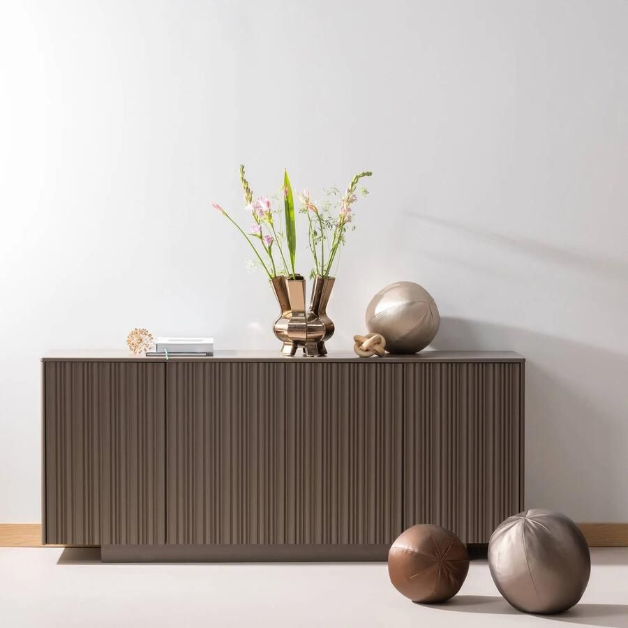 WOOOD Nova Dressoir 200 cm Grenen Truffel Bruin 85x200x40 - Foto 2