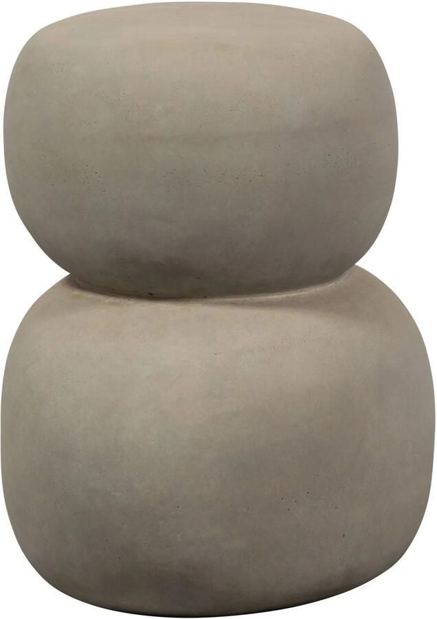 WOOOD Exclusive Oda Bijzettafel Fiber Clay Groen Grijs 47x41x35 - Foto 3