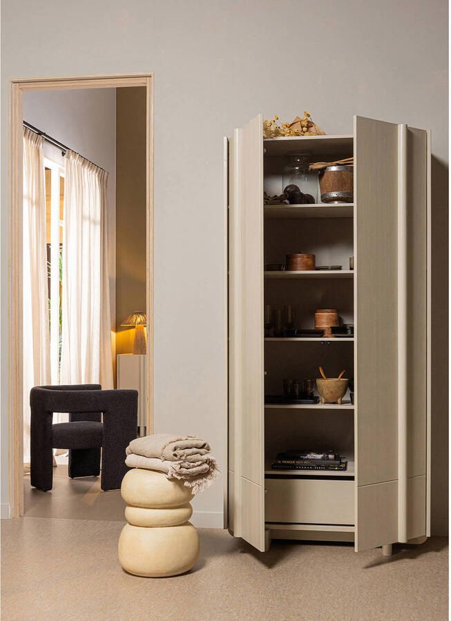 WOOOD Kledingkast BASU veel opbergruimte 2 deuren h 210 cm x b 101 cm - Foto 5