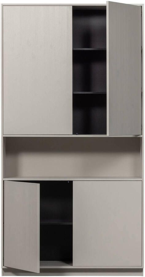 WOOOD Buffetkast Finca met push-to-open systeem hoogte 210 cm x breedte 110 cm - Foto 8