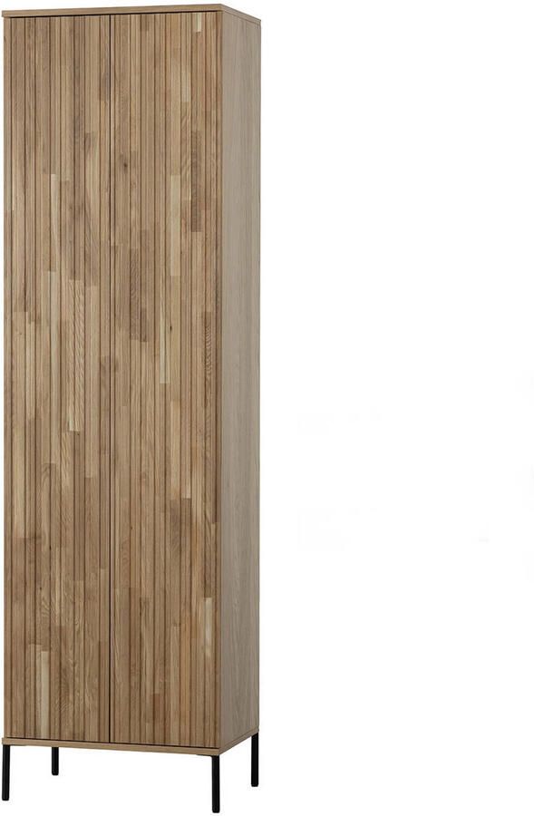 Woood Exclusive New Gravure Hoge Opbergkast B 60 cm Eiken Naturel - Foto 6