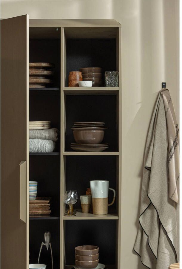 WOOOD Exclusive Opbergkast Lowen Grenenhout 221 x 100cm Mud - Foto 2