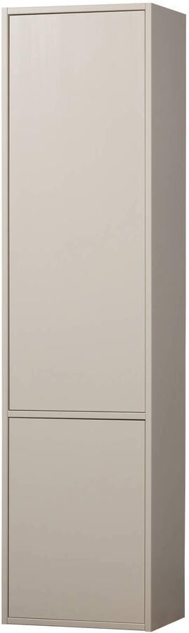 Woood Meggy Smalle Opbergkast Grenen hout Dust |Grijs 215x55x40 - Foto 3