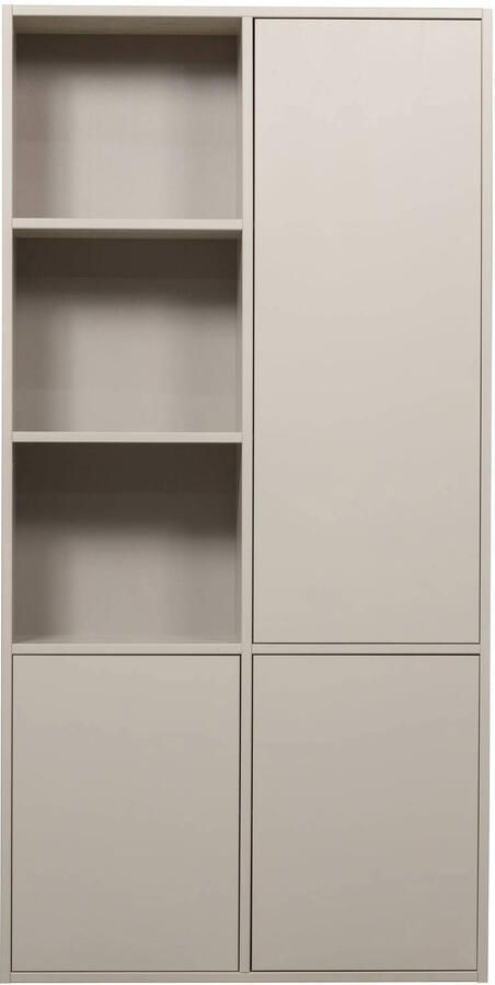 WOOOD Meggy Opbergkast Rechts Grenen hout Dust Grijs 215x108x40 - Foto 4