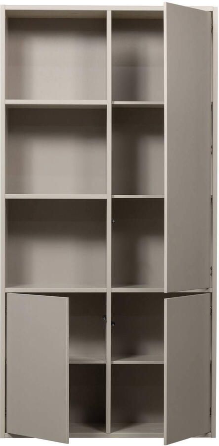 WOOOD Meggy Opbergkast Rechts Grenen hout Dust Grijs 215x108x40 - Foto 3