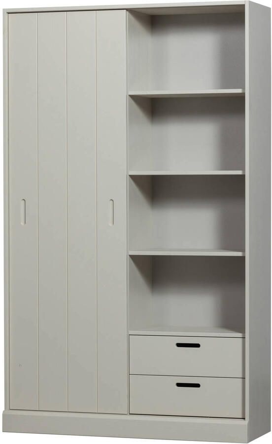 WOOOD Mila Schuifdeurkast Grenen Dust 200x120x42 - Foto 3