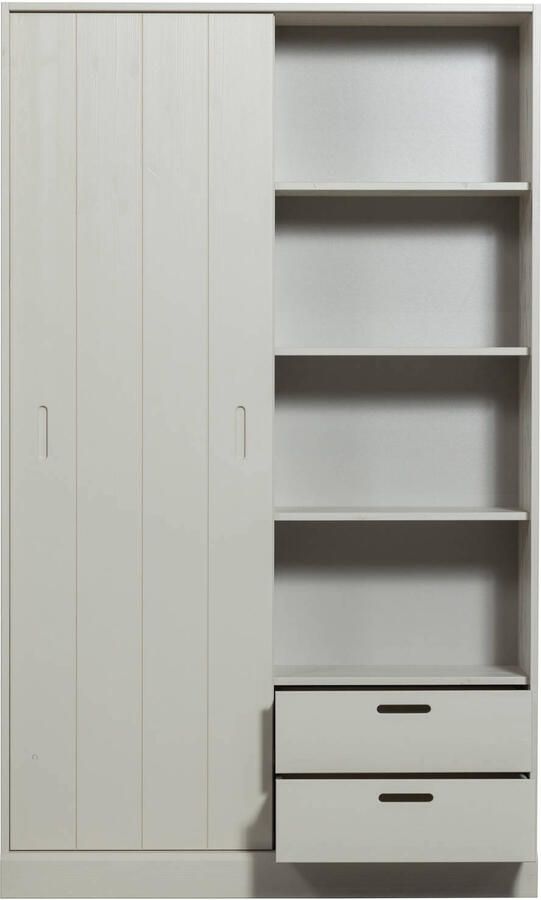 WOOOD Mila Schuifdeurkast Grenen Dust 200x120x42 - Foto 2