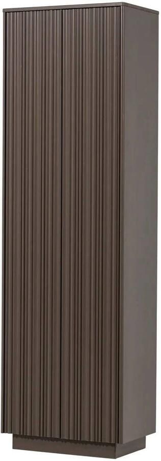 WOOOD Nova Hoge Kast Grenen Truffel Bruin 215x67x40