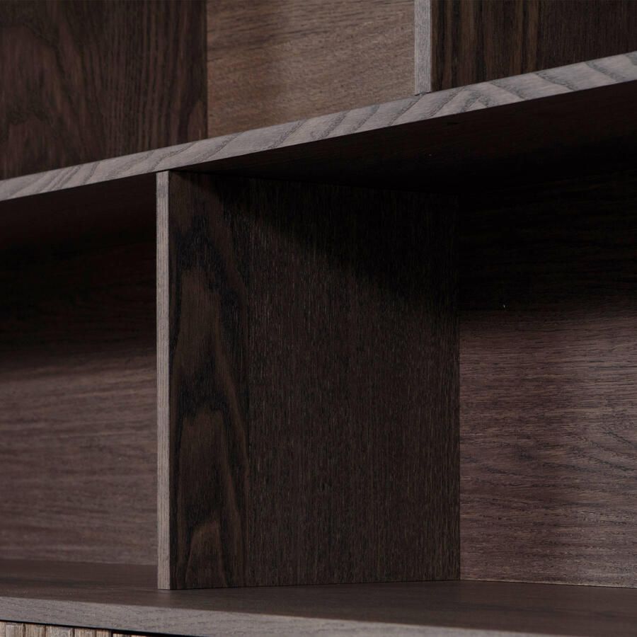 WOOOD Opzetkast New Gravure t.b.v. Dressoir New Gravure Essen Espresso