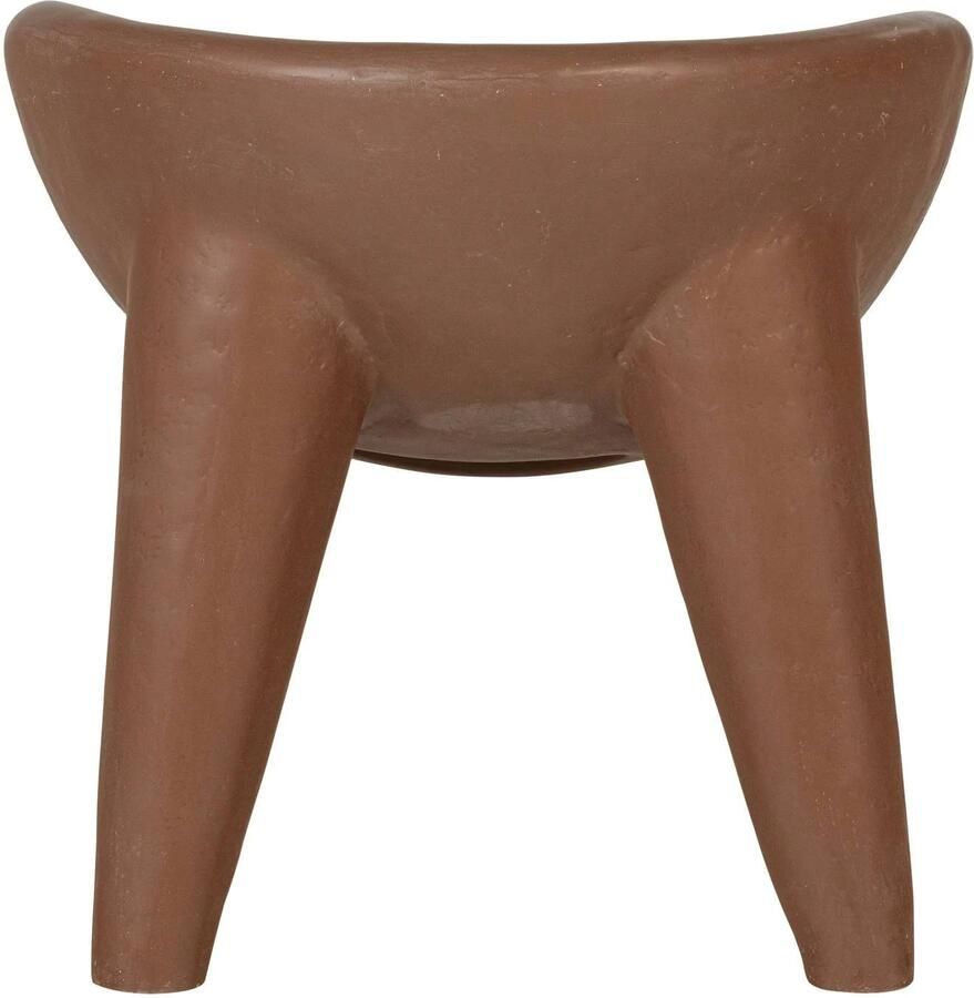 WOOOD Orio Loungestoel Polymeer Rood Bruin 58x62x62 - Foto 2
