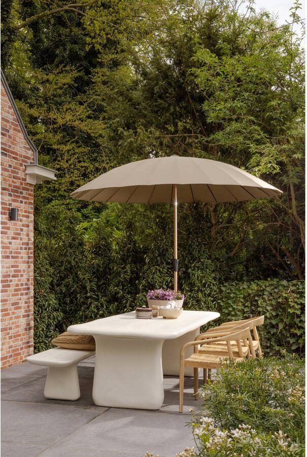 Woood Monica Parasol Aluminium Zand Ø280CM - Foto 3