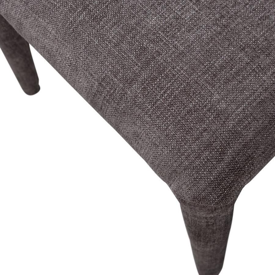 BePureHome Permit Eetkamerstoelen Polyester Espresso Set van 2