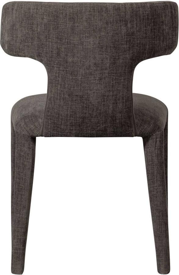 BePureHome Permit Eetkamerstoelen Polyester Espresso Set van 2 - Foto 3
