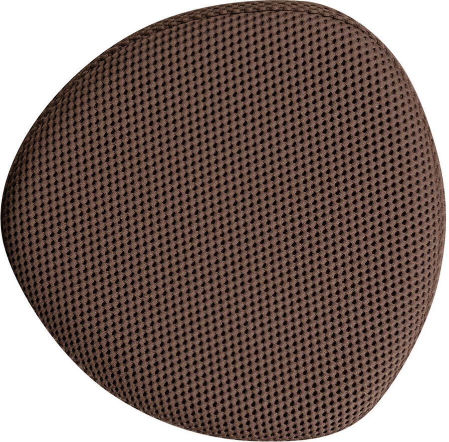 WOOOD Exclusive Poef Puuk Mesh Espresso