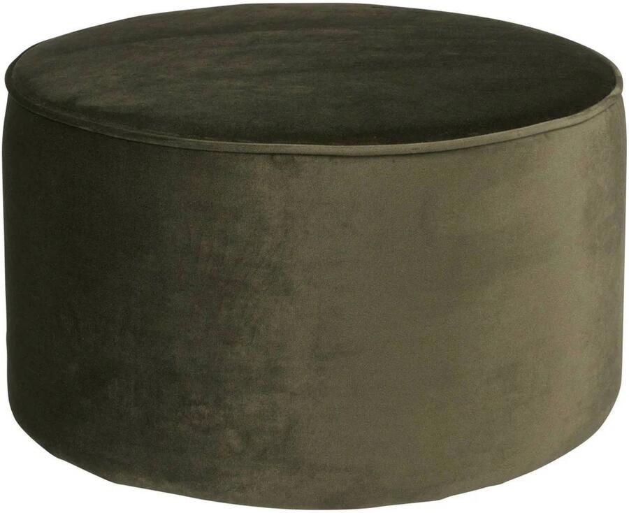 WOOOD Hocker Sara ronde vorm veelzijdig inzetbaar h 36 cm x ø 60 cm