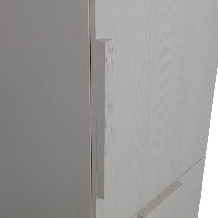 WOOOD Rens Kledingkast 1-Deurs Noten Grijs 210x55x58 - Foto 2