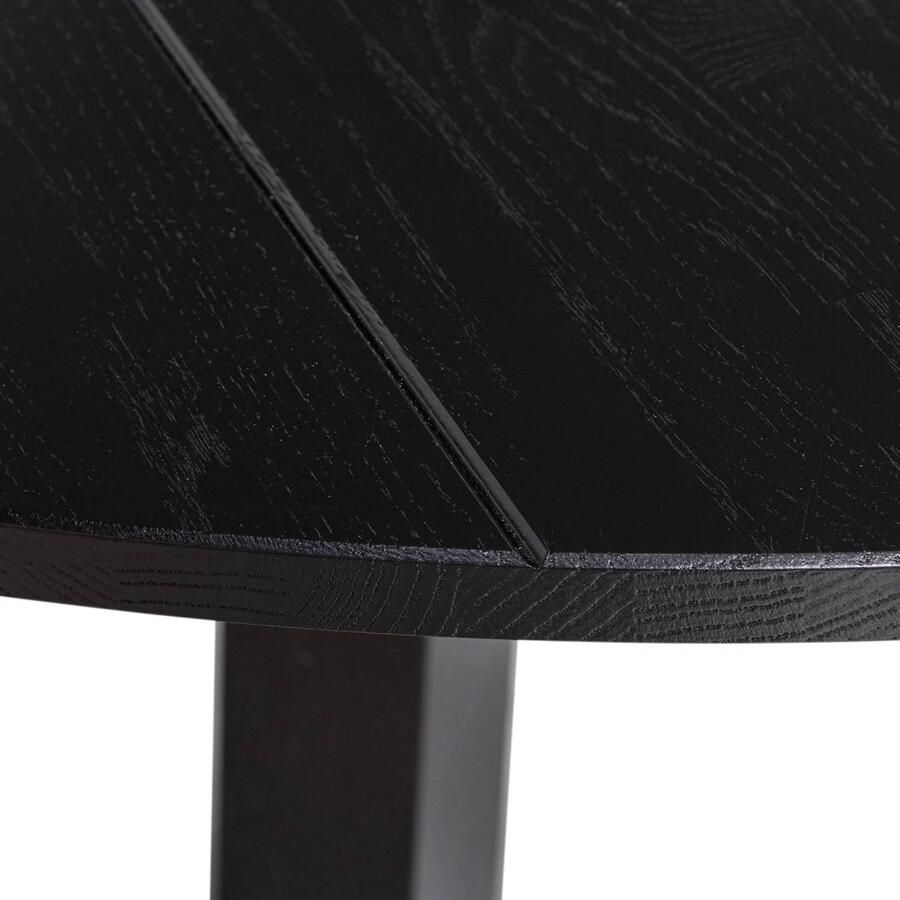 WOOOD Rhonda Eettafel Ø129 CM Eiken Warmgrijs- 75x129x129 - Foto 2