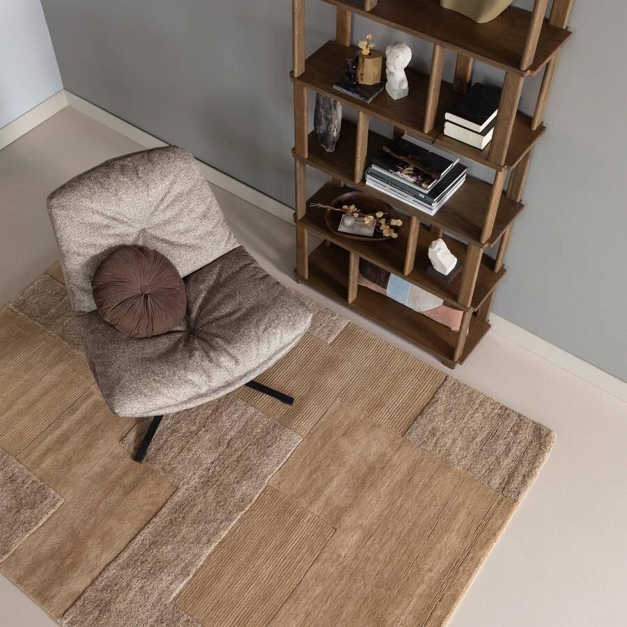 WOOOD Riss Boekenkast Eikenhout Naturel 186x90x30 cm - Foto 2