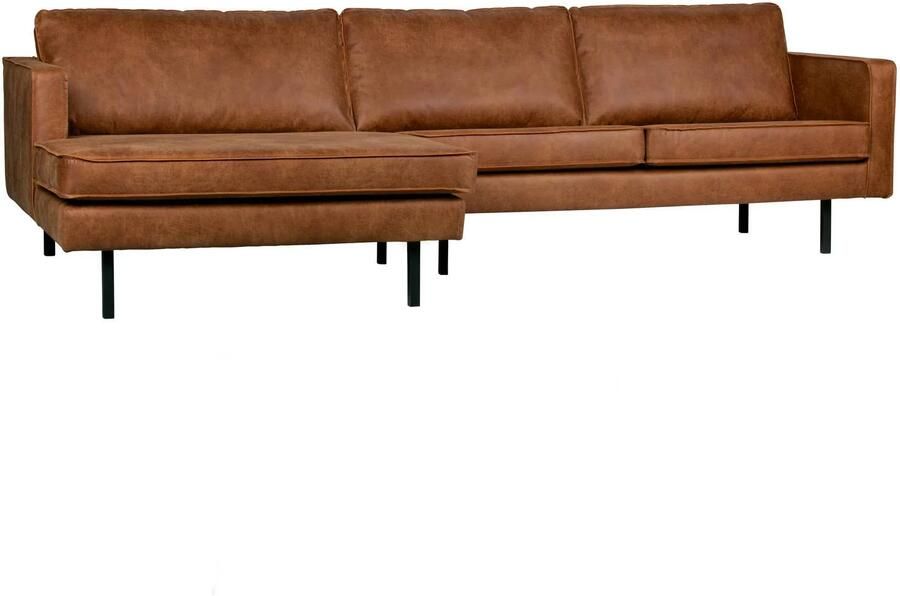 BePureHome Rodeo Chaise Longue Links Recycle Leer Cognac 85x300x86 - Foto 3