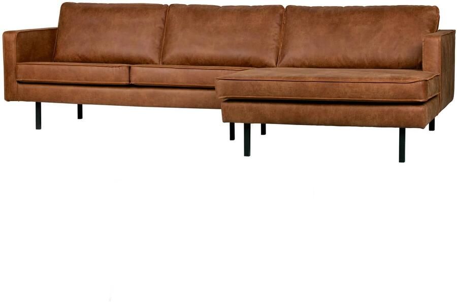 BePureHome Rodeo Chaise Longue Rechts Recycle Leer Cognac 85x300x86 - Foto 3