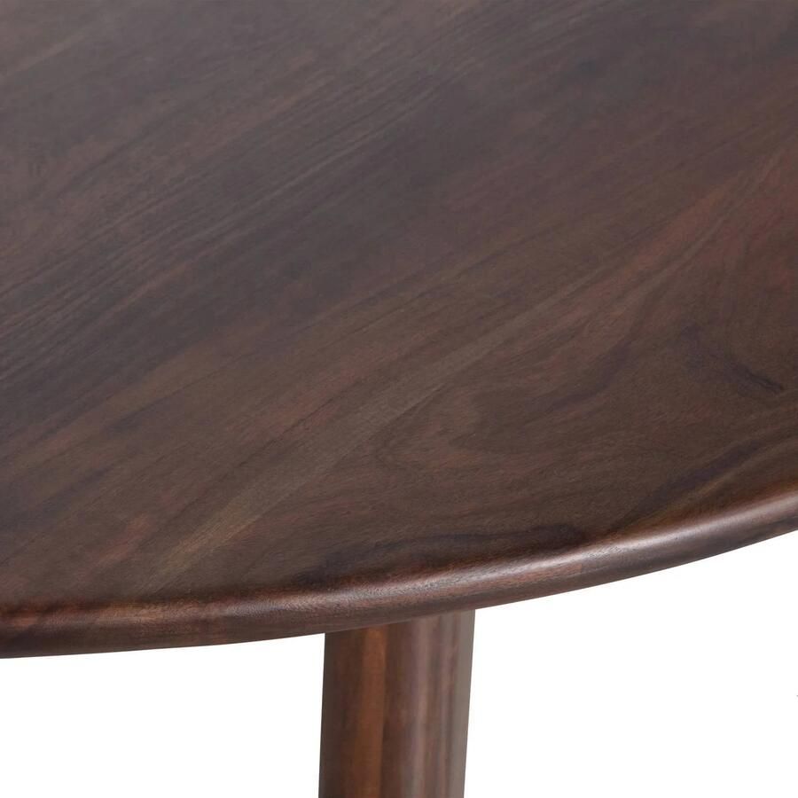 BePureHome Organiscge Eettafel Roundly Mangohout 160 x 110cm Walnoot Organisch - Foto 2