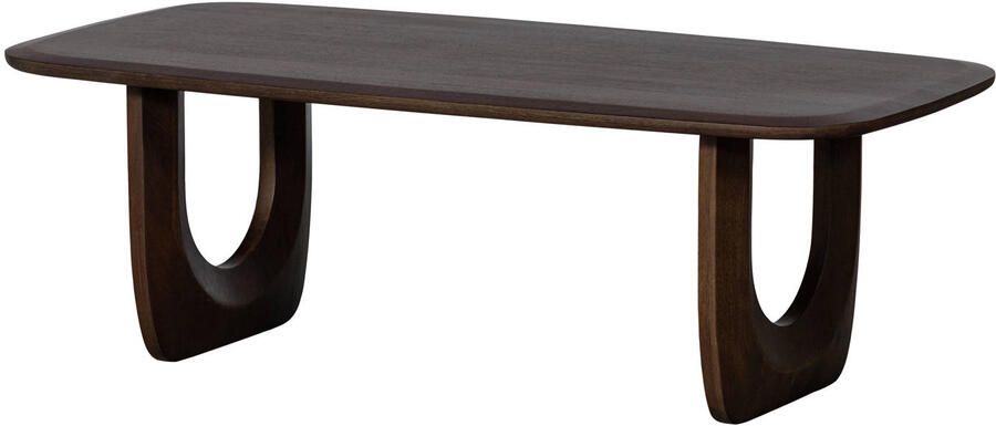 BePureHome Frequent Salontafel Royaal Tafelblad Massief Mangohout Walnoot Bruin 40x120x60 cm - Foto 4