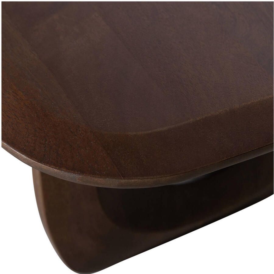 BePureHome Frequent Salontafel Royaal Tafelblad Massief Mangohout Walnoot Bruin 40x120x60 cm