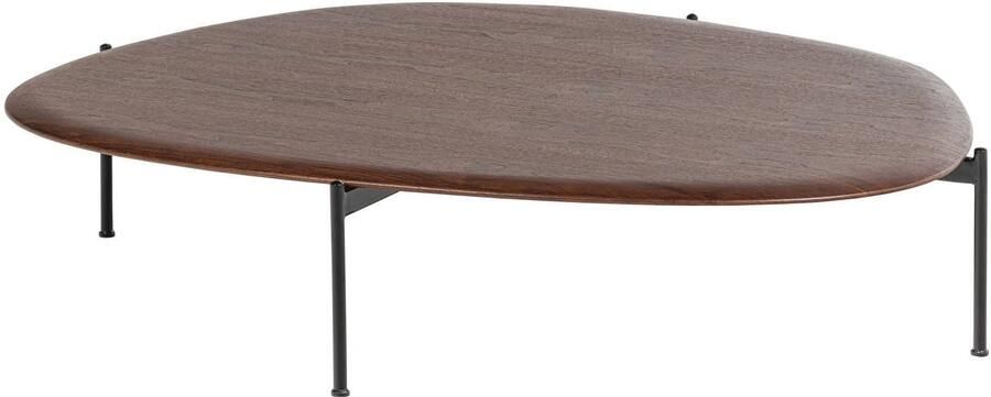 WOOOD Kota Salontafel MDF Fineer Bruin 26x121x97 cm - Foto 2