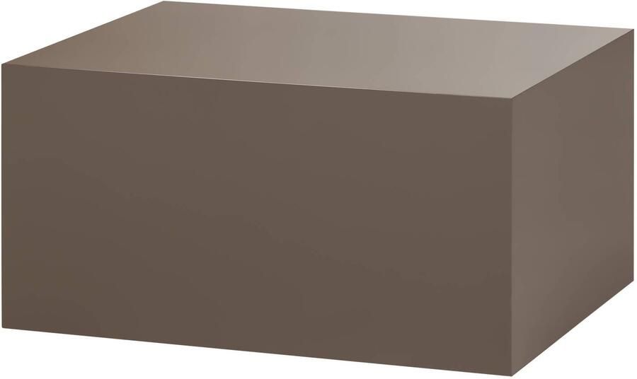 WOOOD Savo Salontafel MDF Hoogglans Mokkabruin 40x80x60