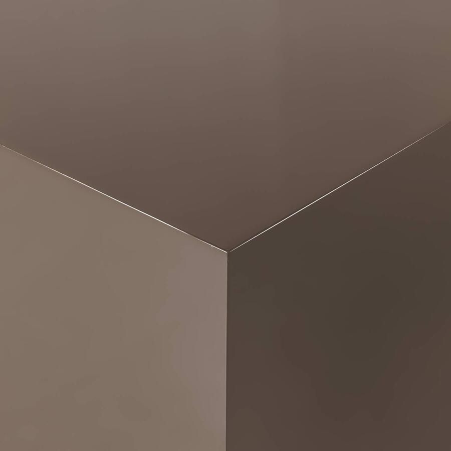 WOOOD Savo Salontafel MDF Hoogglans Mokkabruin 40x80x60 - Foto 3