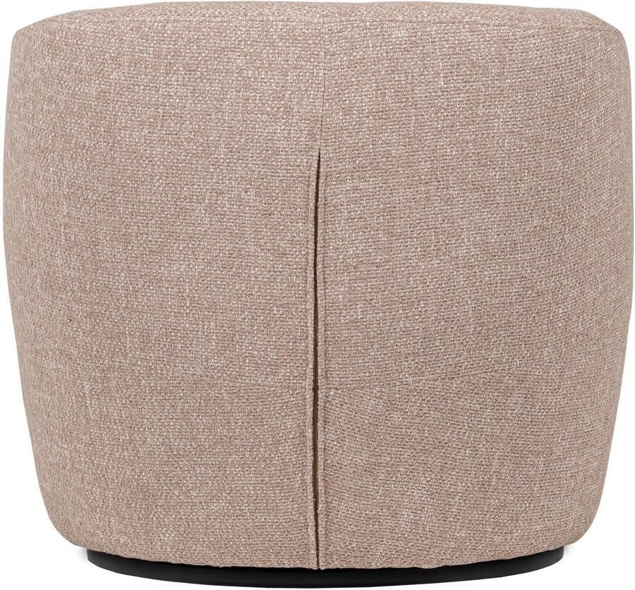 WOOOD Serra Draaifauteuil Melange Stof Naturel Beige 68x70x77 cm - Foto 2