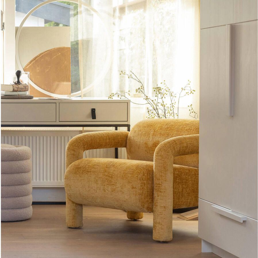 WOOOD Silas Bureau Sidetable Met Twee Handige Lades Grenenhout Dust 74x140x40 cm - Foto 2