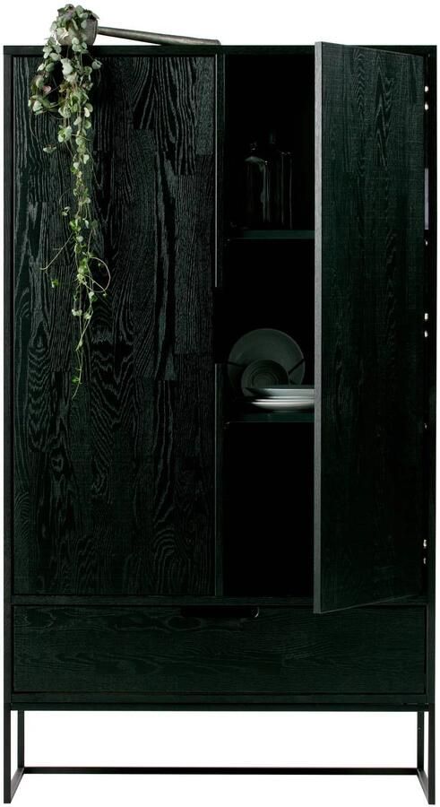 WOOOD Exclusive Silas 2-Deurs Kast Essen Blacknight 149x85x35 - Foto 5