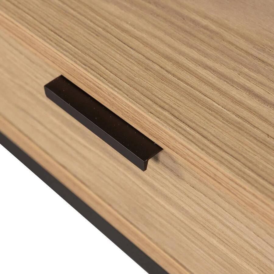 WOOOD Silas Bureau Eikenhout Melamine Naturel 74x140x44 cm - Foto 2