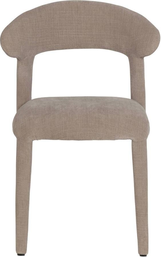 WOOOD Sile Eetkamerstoel Linnenlook Zand Set Van 2 80x57x55 - Foto 3
