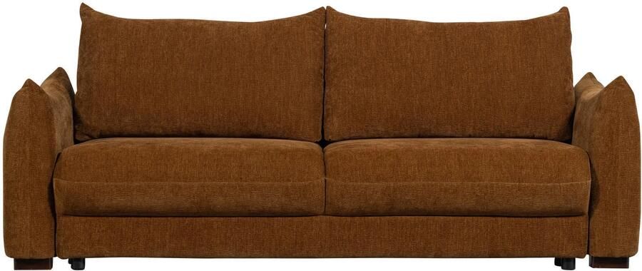 WOOOD Jonne 3-Zits Slaapbank Chennile Bruin 92x233x105 - Foto 3