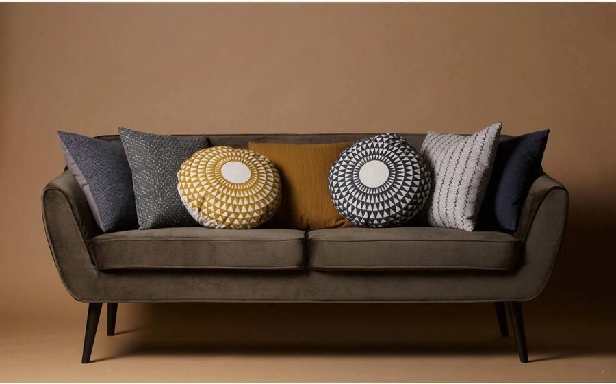 WOOOD Rocco 2-Zits Bank Velvet Warm Groen 75x187x82 - Foto 4