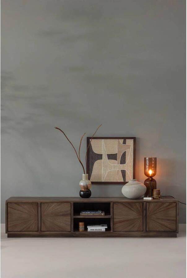 WOOOD Sun Organic Sidetable Bureau Recycled Teak Bruin - Foto 4